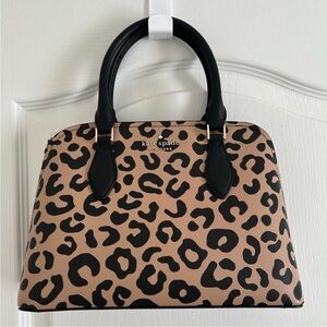 Kate Spade Darcy Satchel Crossbody Leopard Bag